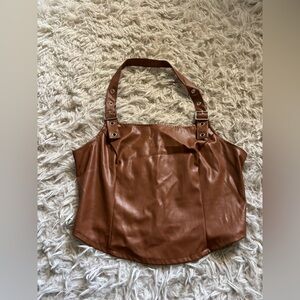 SHEIN corset bra top